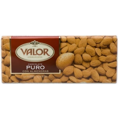 Valor Plain Chocolate with Almonds